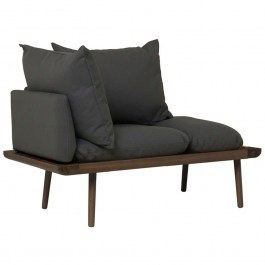 Ανάκλινδρο Lounge Around 5762C723-04 127x74,5x40,3cm Dark Oak-Dark Grey Umage DARK OAK-DARK GREY