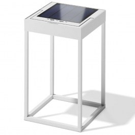 Φωτιστικό Επιτραπέζιο Επαναφορτιζόμενο Diogene Hybrid 42765 18,4x18,4x30cm Dim Led 150lm 2,2W White Logica WHITE