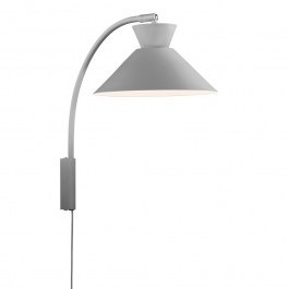 Φωτιστικό Τοίχου Dial 2213371010 E27 38,5x40cm Grey Nordlux GREY