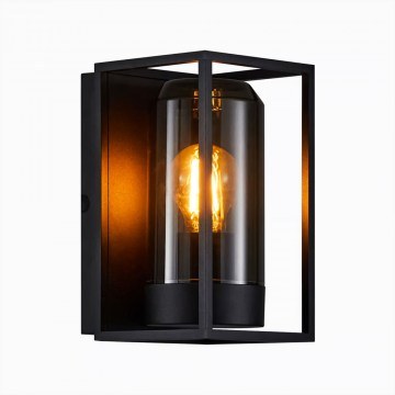 Outdoor Wall Lamp Griffin 2218131047 E27 23,2x13cm Smoked Nordlux