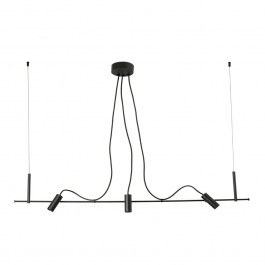 Ceiling Light - Rail Clap 75711-233 120cm 3x6W 3000K Black Faro Barcelona BLACK