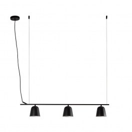 Ceiling Light - Rail Studio 28266 91,5x35,7cm 3xE14 8W Black Faro Barcelona BLACK