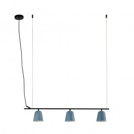Ceiling Light - Rail Studio 28281 91,5x35,7cm 3xE14 8W Light Blue Faro Barcelona LIGHT BLUE