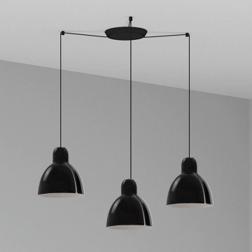 Ceiling Light Venice 64255-125-3L 3xE27 15W Black Faro Barcelona