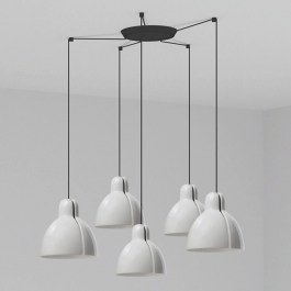 Φωτιστικό Οροφής Venice 64255-124-5L 5xE27 15W White Faro Barcelona WHITE