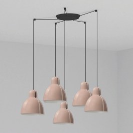 Φωτιστικό Οροφής Venice 64255-126-5L 5xE27 15W Pink Faro Barcelona PINK