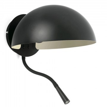 Wall Lamp Dominica 20032-123 28,2x14cm 1xE27 Reader Led 1W 3000K Black Faro Barcelona