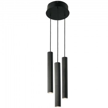 Pendant Lamp Vico 2412123003 22x40cm 3xGu10 5W Black Nordlux
