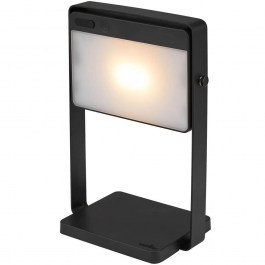 Solar Rechargeable Table Lamp Saulio 2418035003 17x10,7x23,6cm Dim Led 200lm 3,5W 3000K Black Nordlux BLACK