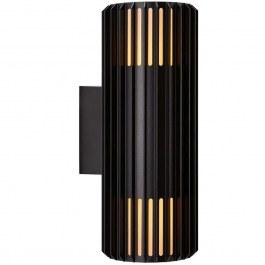 Wall Lamp - Sconce Aludra Double Seaside 2418121203 D12,4x17,4x33,7cm 2xE27 15W Black Nordlux BLACK