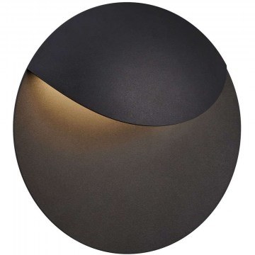 Wall Lamp - Sconce Valopin Seaside 2418251003 25,3x6,5x25,3cm Led 140lm 11W 3000K Black Nordlux