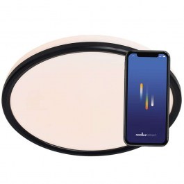 Ceiling Lamp Smart Liva 2110826103 D36x3,2cm Dim Led 2100lm 21W Black Nordlux BLACK