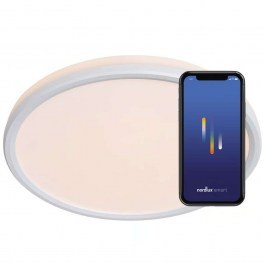 Ceiling Lamp Smart Liva 2110826101 D36x3,2cm Dim Led 2100lm 21W White Nordlux WHITE