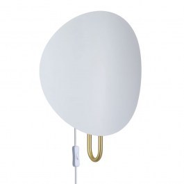 Wall Light Spargo E27 32x39,3cm White-Brass Dftp WHITE-BRASS