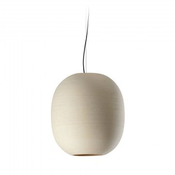Pendant Lamp Tierra 470 20400 1XE27 47x55,5cm Natural-Black Faro Barcelona