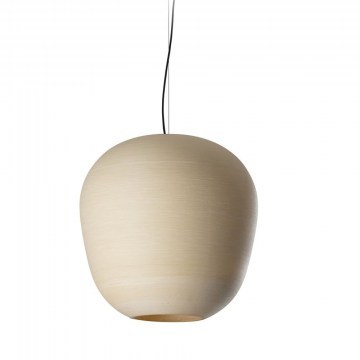 Pendant Lamp Tierra 520 20402 1XE27 52x50,3cm Natural-Black Faro Barcelona