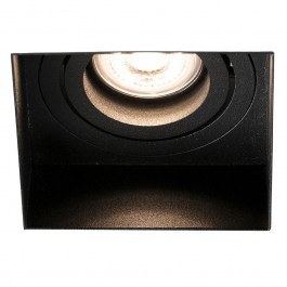 Recessed Spot Hyde Black Square 40113 GU10 8,2x5,5cm Black Faro Barcelona BLACK