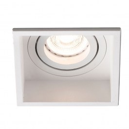 Recessed Spot Hyde Square 40120 GU10 8,9x5,5cm White Faro Barcelona WHITE