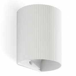 Φωτιστικό Τοίχου Sole Round Striped 40526 1xGU10 8x10cm White Faro Barcelona WHITE
