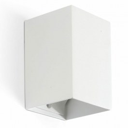 Φωτιστικό Τοίχου Lune Square Smooth 40530 1xGU10 8x10cm White Faro Barcelona WHITE