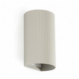 Wall Lamp Sole Round Striped 40544 2xGU10 8x15,5cm Grey Faro Barcelona GREY