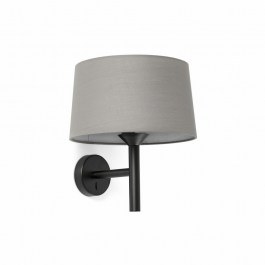 Wall Lamp Windsor 20221-129 1xE27 29x26,5x39,2cm Black-Grey Faro Barcelona BLACK-GREY