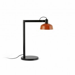 Desk Lamp Tatawin Metal 20337-143 1xE27 45,4x57,5cm Black-Reddish Orange Faro Barcelona BLACK-ORANGE