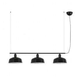 Pendant Lamp Tatawin Metal M 20338-146 3xE27 210x100cm Black Faro Barcelona BLACK