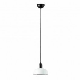 Pendant Lamp Tatawin Metal S 20339-140 1xE27 18,4x200cm Black-White Faro Barcelona BLACK-WHITE