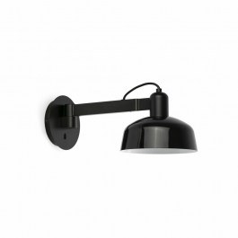 Φωτιστικό Τοίχου Tatawin Arm Metal 1xE27 Black Faro Barcelona BLACK