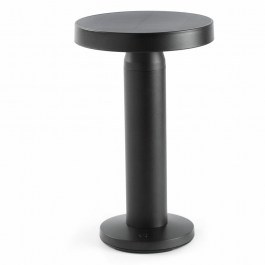 Solar Rechargeable Table Lamp Cairo 74500 2W 2700K 120lm IP44 16x35cm Black Faro Barcelona BLACK