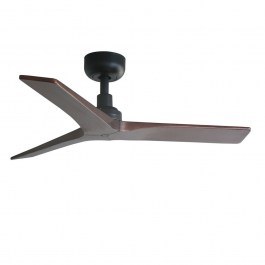 Ανεμιστήρας Οροφής Klim S 34278 D92cm Black-Dark Walnut Faro Barcelona BLACK-WALNUT
