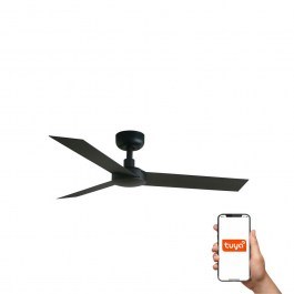 Ανεμιστήρας Οροφής Cruiser S 34289WT Tuya Smart D106cm Black Faro Barcelona BLACK
