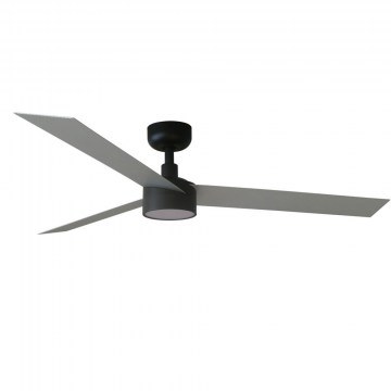 Ανεμιστήρας Οροφής Cruiser L 34286-1TW 20W LED CCT DIM 806lm D132cm Black-Aluminium Faro Barcelona