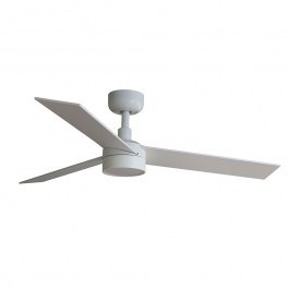 Ceiling Fan Rudder S 34295-1TW LED 20W CCT DIM D106cm White-Ash Wood Faro Barcelona ASH-WHITE