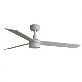 Ceiling Fan Rudder L 34297-1TW D132cm LED 20W CCT DIM White-Ash Wood Faro Barcelona ASH-WHITE