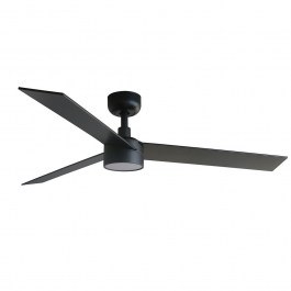 Ceiling Fan Rudder L 34298-1TW D132cm LED 20W CCT DIM Black-Walnut Faro Barcelona BLACK-WALNUT