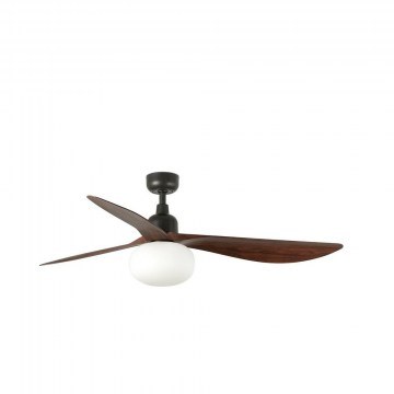 Ceiling Fan Outwood L 34362-11L 1XE27 IP44 D150cm Dark Brown-Dark Walnut Faro Barcelona