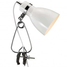 Desk Lamp With Clip Cyclone 73072001 D11x17x27cm E14 15W White Nordlux WHITE