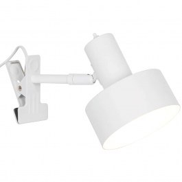Desk Lamp With Clip Matis 2512222001 D12,5x28x16cm E27 15W White Nordlux WHITE