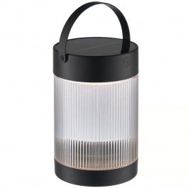 Rechargeable Solar Table Lamp Coupar 2518215003 D14x29cm Dim Led 150lm 3,2W 3000K Black Nordlux BLACK