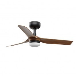 Ceiling Fan Mini Punt S 33823-1TW D90cm 10W 2700/ 4000/ 6000K 480lm Black-Natural Faro Barcelona NATURAL-BLACK