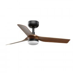Ceiling Fan Mini Punt S 33823-1TW D90cm 10W 2700/ 4000/ 6000K 480lm Black-Natural Faro Barcelona