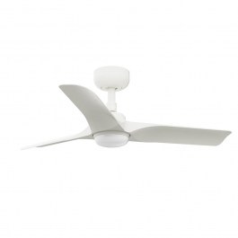 Ceiling Fan Hey S 33824-1TW D90cm LED 18W 2700/ 4000/ 6000K 480lm White Faro Barcelona WHITE