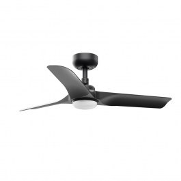 Ceiling Fan Hey S 33825-1TW D90cm LED 18W 2700/ 4000/ 6000K 480lm Black Faro Barcelona BLACK