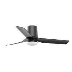 Ceiling Fan Mini Punt Tub S 33834-1TW D90cm 10W 2700/ 4000/ 6000K 480lm Black Faro Barcelona