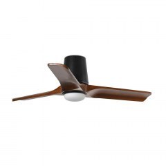 Ceiling Fan Heywood TUB S 33837-1TW D90cm LED 10W 2700/ 4000K 480lm Black-Natural Faro Barcelona