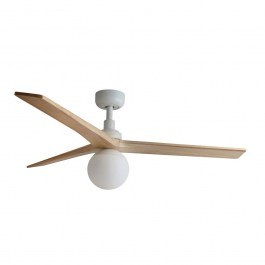 Ceiling Fan Klim M 34280-11L 1xE27 D125cm White-Light Oak Faro Barcelona WHITE-OAK