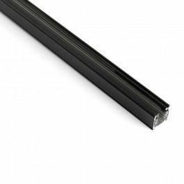 Aluminum Rail Universal Three-phase 01990202 2m Black Faro Barcelona BLACK