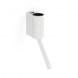 Wall Light Dante With Reader LED 5W/3W 2700K 187lm 5x8x10,1cm Matt White Faro Barcelona WHITE